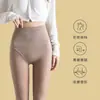 Calcetines de Hada de las Flores Cintura Alta Control de Abdomen Artefacto para Piernas Desnudas Otoño Invierno Medias Panty de Mujer Estilo Delgado con Pie Engrosado