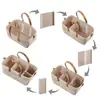Bolsa de pañales de fieltro transfronteriza, bolsa de cosméticos de gran capacidad para mamá, madre y bebé, bandolera, plegable y fácil de transportar