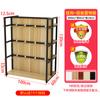 Estante de madera de acero para supermercado, tienda de conveniencia, aperitivos, gancho de doble cara, contenedor Nakajima, productos cosméticos, expositor de combinación libre