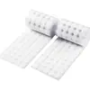Velcro Redondo Adesivo Infantil para Educação Infantil, Autoadesivo de Nylon Cortado Branco Livro Silencioso Velcro 10mm