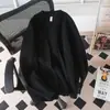 Suéter Cardigan Sem Botões Estilo Preguiçoso para Homens, Nova Jaqueta de Tricô Casual Cor Sólida Solta para Homens com Textura