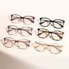 Gafas de Moda de Venta Caliente Europeas y Americanas con Montura TR90 Ojo de Gato Transfronterizo para Mujer con Lentes Anti Luz Azul Bisagras de Resorte de Comercio Exterior 27069