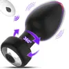Nuevo Producto Caliente con Brillo de Diamante Vibrador Anal Oscilante Expansión Anal Juguete de Masturbación Diversión en Pareja Productos para Adultos