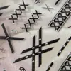 Pegatinas para Uñas con Lazos, Diseño de Hormiga para Uñas, Lámina Dorada, Fábrica Directa, Decoraciones para Uñas al por Mayor Yt7463