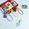 Novo Strap de Celular Pingente Digital de Couro da Huayang, Chaveiro Criativo Personalizado para Bolsa, Acessório Fofo