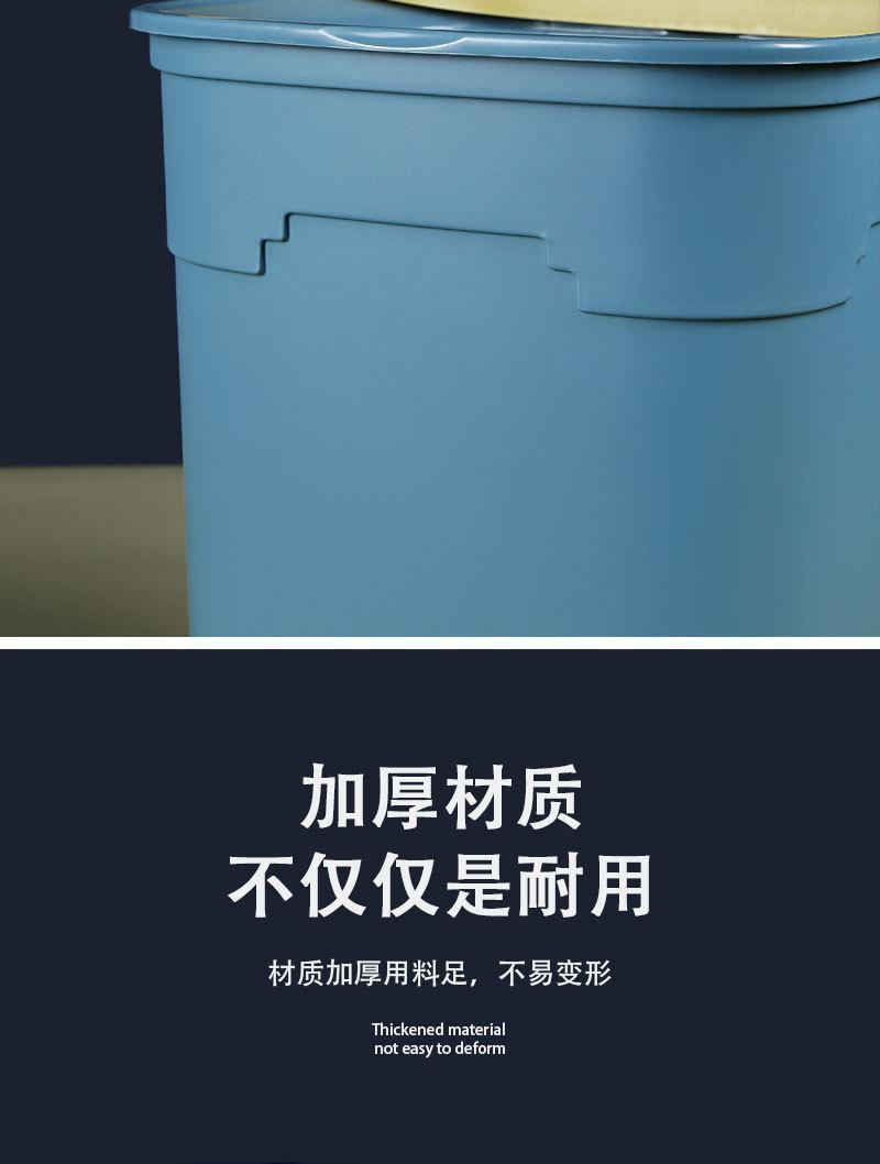 塑料厕所垃圾桶压圈厨房垃圾桶客厅家用批发大号卫生间