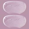 Adesivos de Gel para Calcanhar para Sapatos de Salto Alto, Adesivos Macios Anti-Desgaste e Anti-Queda para Calcanhar, Almofadas Autoadesivas de Meio Tamanho com Partículas Pressionadas para Absorção de Choque