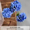 Único 3-cabeças Milan Hydrangea Material de flor de casamento Wedding Hall Soft Fake Flower Big Wood Hydrangea Simulação de flor Atacado