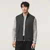Otoño/Invierno 2026 Estilo Old Money Cuello Alto Moda de Alta Gama Chaleco Casual Nuevo para Hombre Chaleco Versátil Chaqueta Venta al por Mayor