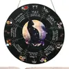 Placa de Madeira de Gato Engraçado para Halloween Transfronteiriça Estilo Americano Abóbora Gato Preto Decoração Atmosfera Festiva Artesanato