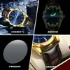 Binbond Douyin Popular Reloj para Hombre Comercio Exterior Reloj Dorado Correa de Acero Calendario Dual Semana Reloj de Cuarzo Venta al por Mayor Reloj para Hombre