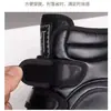 Botas de neve impermeáveis de sola grossa estilo Nordeste para mulheres, novo modelo 2026, com fecho de velcro, quentes, recheadas com plumas e algodão, versáteis, sola macia e duráveis
