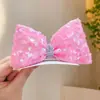 Horquilla infantil accesorios para el cabello al por mayor Lazo de lentejuelas coreano Horquilla color Princesa Horquilla para niña pequeña Suministro directo de fábrica