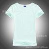 Uniforme de classe feito sob encomenda camisa cultural uniforme da equipe em branco cor sólida manga curta camiseta masculina gola redonda penteado Lycra algodão atacado