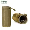 A001-Portabotellas de Agua Pequeño para Exteriores Montaje en Cintura Táctico Bolsa para Botella de Agua Nylon Resistente al Agua Portavasos Bolsa de Accesorios