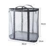 Cesta de ropa sucia para colgar en la pared, bolsa de malla de gran capacidad para ropa sucia, cesta de ropa sucia para baño, cesta de ropa sucia plegable portátil