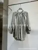 Suministro de Primera Mano Nanyou Camisas de Mujer Primavera y Verano 2025 Camisas Holgadas Exportación a Amazon Tops Plisados de Manga Larga