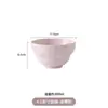 Juego completo de vajilla de cerámica de estilo crema con cuenco y plato de alta calidad, ideal para el hogar, venta al por mayor