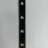 Cordón de Cuero PU Ojales Cinta de Tela Tira de Cuero Negro Herrajes Perforados Ojales Ojales Accesorios para Ropa Hechos a Mano DIY Cinta de Tela
