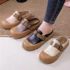 Sandálias de Dedo Antiderrapantes Simples de Bico Redondo com Solado Grosso para Uso Externo, Lançamento Outono Transfronteiriço, Chinelos Casuais Versáteis da Moda para Mulheres