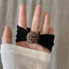 Elástico de Cabelo Redondo com Estampa de Leopardo para Mulheres, Elástico de Borracha de Alta Elasticidade para Cabelo, Tiara Durável, Novo Laço de Cabelo Legal de 2025 Acessórios de Cabelo Outono