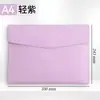 Bolsa Carpeta para Archivos de Cuero Contrato Factura Bolsa para Archivos Suministros de Oficina Escolares Regalo para Amigos Bolsa de Almacenamiento A4 Fábrica