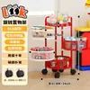 Al por mayor Nuevo Carrito Pequeño Dopamina Estante de Almacenamiento para Snacks Móvil de Pie Hogar Sala de Estar Cocina Estante de Almacenamiento Multicapa