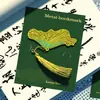 Marcador de Página Metálico de Flor Ins Literário Marcador Vazado de Alto Valor Para Alunos do Ensino Fundamental e Médio Decoração Clipe de Página de Leitura Material de Papelaria