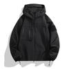 Chaqueta para hombre a prueba de tres 2025 Primavera y Otoño Estilo Funcional Holgado Ropa de Trabajo con Capucha para Pareja Resistente al Viento