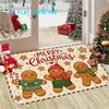 Felpudo de Festival Navideño Alfombra Felpudo para Puerta de Entrada Resistente a Manchas Fácil de Limpiar Felpudo de Decoración Festiva Felpudo para Pies Dropshipping