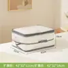 Bolsa de Almacenamiento para Colchas, Bolsa Organizadora de Colchas de Gran Capacidad para Dormitorio Universitario, Bolsa Visible a Prueba de Polvo y Humedad para Empacar Ropa al Mudarse