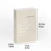 Bestseller transfronterizo: decoración de hogar minimalista adorno de libro falso, color sólido neutro rústico modelo de exhibición de libro imitación revista