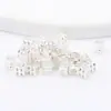 Preservación del color Oro de 14 quilates Cuentas cuadradas de tres capas Accesorios de joyería hechos a mano Pulsera de cuentas cuadradas Collar con cuentas