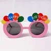 Gafas de Foto para Fiesta de Cumpleaños Decoración de Girasol de Dibujos Animados para Niños Accesorios Divertidos Juguete Lindo