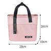 Bolsa de Almoço para Estudantes e Trabalhadores de Escritório, Bolsa Térmica Isolada em EVA, Bolsa de Almoço Impermeável, Bolsa Porta-Marmita Portátil, Bolsa de Gelo para Sorvete