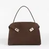 Bolso de Hombro Retro de Cuero Genuino Europeo y Americano para Otoño e Invierno, Bolso Cruzado de Nicho de Lujo Ligero, Bolso de Mano de Alta Gama de Gran Capacidad para Viajar, Bolso de Mujer