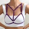 Comércio exterior fornecimento sexy cor tentação arreio corpo roupa corrente Tubo de Aço cinta calcinha sutiã S0046
