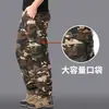 Pantalones de Trabajo de Algodón Puro Transfronterizos 2026 para Hombre, Corte Holgado, Talla Grande, Pantalones Casuales, Marca de Moda, Pantalones Largos Multibolsillos, Pantalones de Trabajo