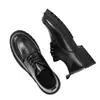 Otoño 2025 Nuevos Zapatos de Hombre Estilo Británico Negros Casuales de Cuero Zapatos de Negocios Formales para Hombre Punta Ancha Modernos Zapatos Comercio Exterior