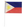 Bandeira das Filipinas 14*21cm bandeira de poliéster fábrica Bandeira de mão das Filipinas estoque atacado com Haste