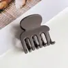 Presilha de Garra para Rabo de Cavalo Alto de Quatro Dentes de Alta Qualidade, Pequena Presilha de Cabelo Fosca, Prendedor de Tubarão para Penteado na Parte de Trás da Cabeça Acessório de Cabelo Venda por Atacado