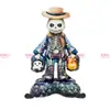 Globos de papel de aluminio para Halloween más vendidos transfronterizos: cabezas de calabaza, murciélagos, arañas, calaveras y decoraciones temáticas de fantasmas para fiestas de Halloween