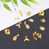 Boting Cor Dourada Tradicional Conserva Cor Fechadura da Sorte Pingente Corrente de Pulseira DIY Acessórios de Joia Contas Espaçadoras Componentes