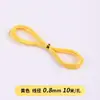 He 10m / Hilo de Cera Coreano Cordón de Cuero Pulsera Trenzada Hecha a Mano Hilo para Tejer Cordón Redondo de Cera de Alta Gama Al por Mayor