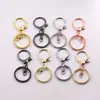Cadena de Cuatro Secciones Dragón Redondo Transfronterizo con Hebilla de Figura de Ocho Anillo Plano Juego de Tres Piezas Llavero Muñeco de Juguete DIY Accesorio de Hebilla para Colgar