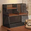 Estante de almacenamiento de escritorio, organizador de bocadillos, organizador de encimera de cocina, organizador multifuncional para mesas de comedor, aparador y portavasos de varios niveles