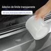 Faixa Protetora de Soleira de Porta de Carro Transparente Sem Marcas Faixa Protetora de Borda de Porta Anti-Arranhões Adesivo Anti-Colisão para Porta de Carro Retrovisor Porta-Malas Adesivo Anti-Pisoteio