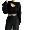 Conjunto de dos piezas para mujer en blanco: chaleco de punto ajustado chic coreano + cárdigan de suéter corto casual