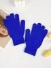 Explosões transfronteiriças luvas monocromáticas luvas de tricô quentes de inverno luvas para amantes de viagem luvas anticongelantes para passeios luvas adultas
