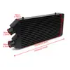 Intercooler de Alto Rendimiento Modificado para Coche 530X280X70mm Aleación de Aluminio Radiador de Refrigeración Refrigeración de Admisión del Turbocompresor